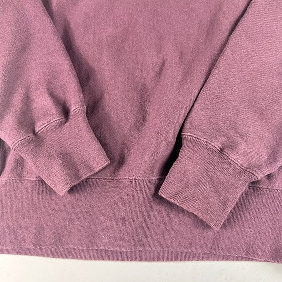 Y2K Champion Reverse Weave Sweatshirt Adult Medium Purple Small Logo Crewneck - Picture 3 of 14